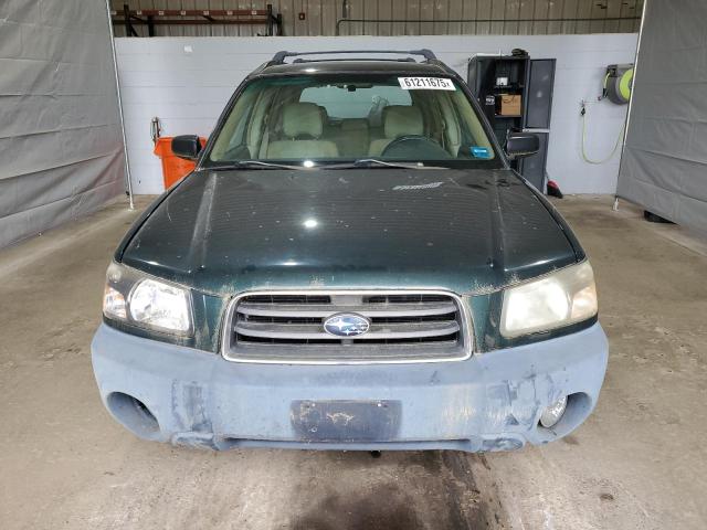 JF1SG63625H735147 - 2005 SUBARU FORESTER 2.5X 绿色 照片 5