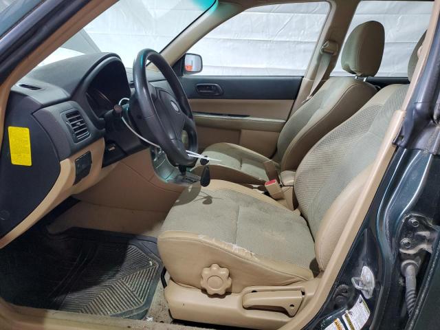 JF1SG63625H735147 - 2005 SUBARU FORESTER 2.5X 绿色 照片 7