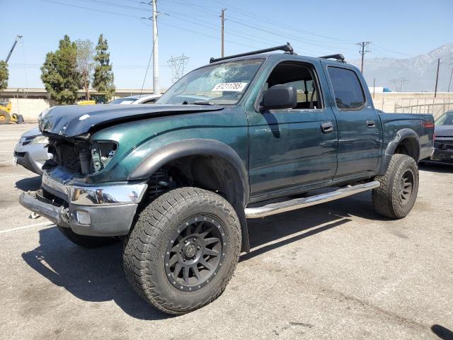 5TEGN92N21Z831837 - 2001 TOYOTA TACOMA DOUBLE CAB PRERUNNER GREEN photo 1