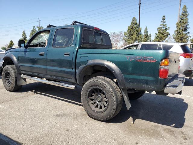5TEGN92N21Z831837 - 2001 TOYOTA TACOMA DOUBLE CAB PRERUNNER GREEN photo 2