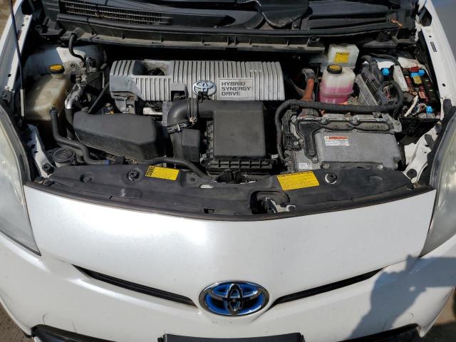 JTDKN3DU3C5377664 - 2012 TOYOTA PRIUS WHITE photo 11