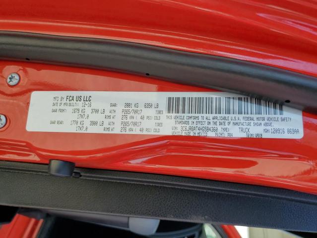 3C6JR6AT4HG584360 - 2017 RAM 1500 ST RED photo 13