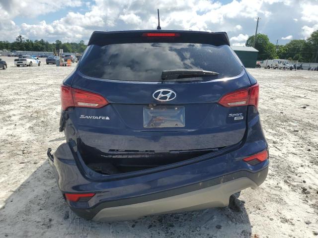 5XYZTDLB3JG530235 - 2018 HYUNDAI SANTA FE S BLUE photo 6