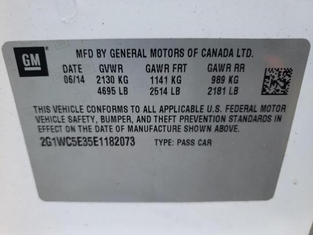 2G1WC5E35E1182073 - 2014 CHEVROLET IMPALA LIM LTZ WHITE photo 12