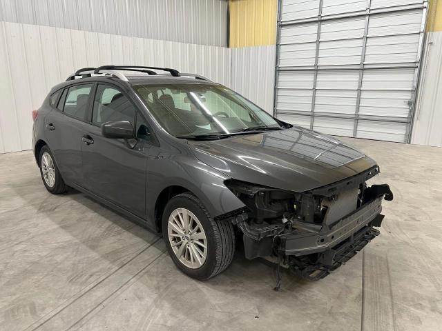 4S3GTAD66J3742946 - 2018 SUBARU IMPREZA PREMIUM PLUS GRAY photo 1