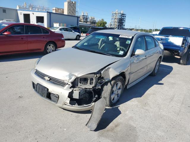 2G1WT57K491132663 - 2009 CHEVROLET IMPALA 1LT GOLD photo 2