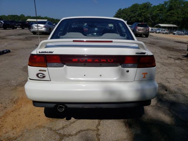 4S3BD6754V7203568 - 1997 SUBARU LEGACY GT WHITE photo 6