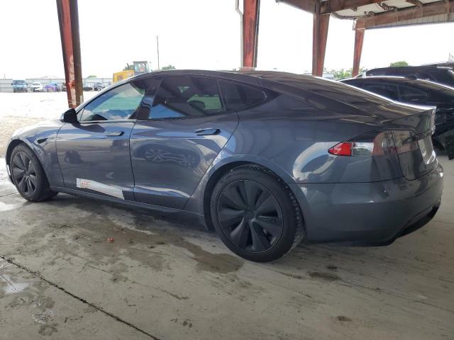 5YJSA1E54NF468094 - 2022 TESLA MODEL S GRAY photo 2