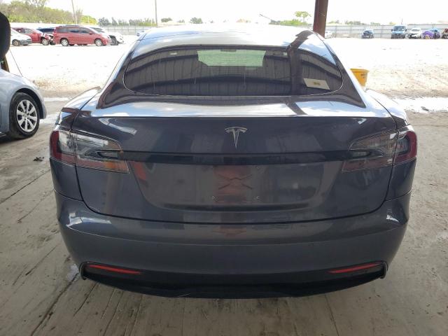 5YJSA1E54NF468094 - 2022 TESLA MODEL S ნაცრისფერი ფოტო 6