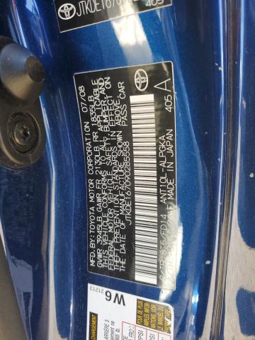 JTKDE167090285558 - 2009 TOYOTA SCION TC 蓝色 照片 12