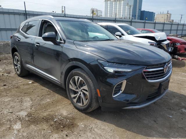 LRBFZNR40ND010626 - 2022 BUICK ENVISION ESSENCE BLACK photo 4