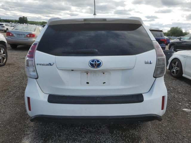 JTDZN3EU3FJ022891 - 2015 TOYOTA PRIUS V WHITE photo 6