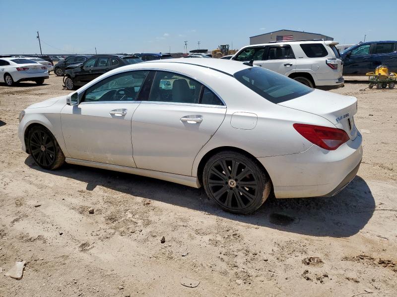WDDSJ4GB6JN664365 - 2018 MERCEDES-BENZ CLA 250 4MATIC WHITE photo 2
