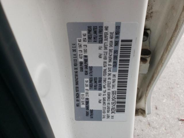 3MZBN1W39JM241665 - 2018 MAZDA 3 GRAND TOURING Beyaz fotoğraf 12