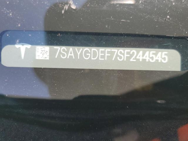 7SAYGDEF7SF244545 - 2025 TESLA MODEL Y 石墨色 照片 12