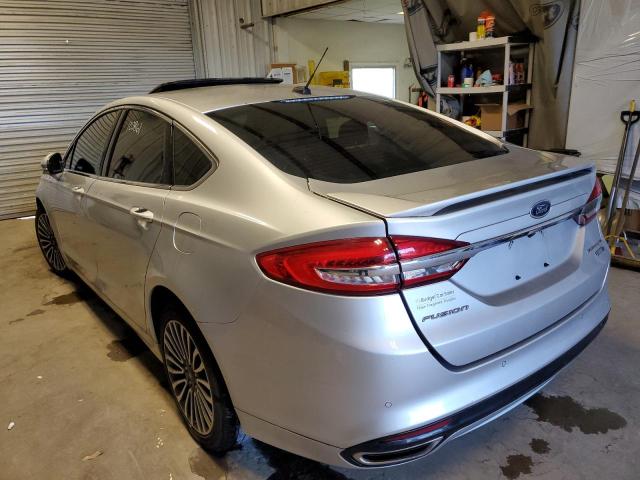 3FA6P0D91JR137910 - 2018 FORD FUSION TITANIUM/PLATINUM SILVER photo 3