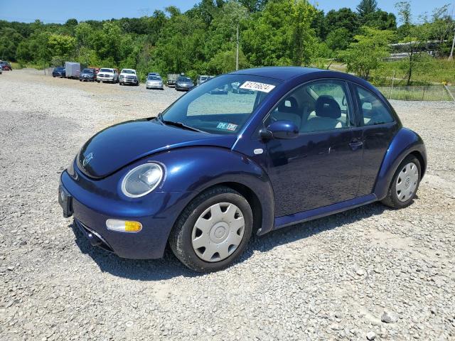 3VWCK21CX2M442051 - 2002 VOLKSWAGEN NEW BEETLE GLS BLUE photo 1