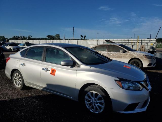 3N1AB7AP5KY423431 - 2019 NISSAN SENTRA S SILVER photo 4