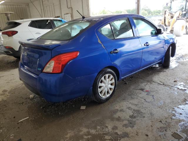 3N1CN7AP2FL913828 - 2015 NISSAN VERSA S BLUE photo 3