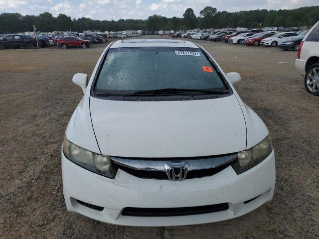 2HGFA1F90AH506848 - 2010 HONDA CIVIC EXL WHITE photo 5