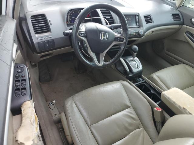 2HGFA1F90AH506848 - 2010 HONDA CIVIC EXL WHITE photo 8