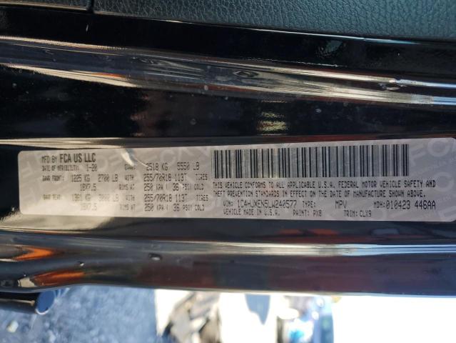 1C4HJXEN5LW240577 - 2020 JEEP WRANGLER U SAHARA BLACK photo 14