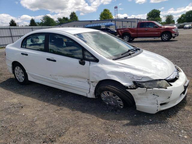 19XFA16349E017466 - 2009 HONDA CIVIC VP WHITE photo 4