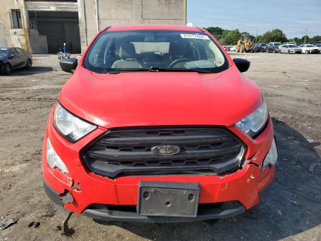 MAJ6P1SL1JC240506 - 2018 FORD ECOSPORT S RED photo 5