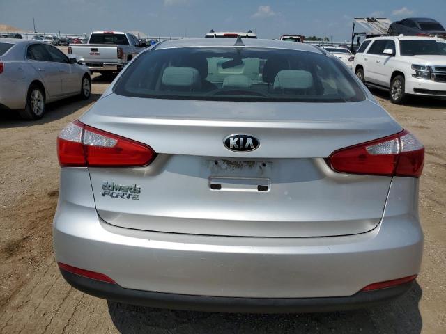 KNAFX4A64E5178825 - 2014 KIA FORTE LX SILVER photo 6