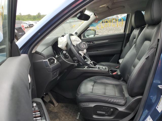 JM3KFBDMXM1303701 - 2021 MAZDA CX-5 GRAND TOURING BLUE photo 7