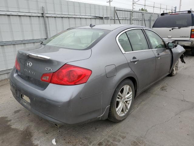 JN1CV6AR8DM750018 - 2013 INFINITI G37 GRAY photo 4