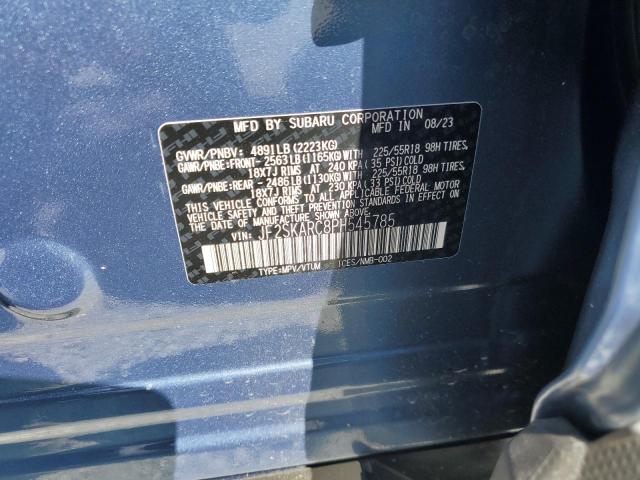 JF2SKARC8PH545785 - 2023 SUBARU FORESTER TOURING ლურჯი ფოტო 14