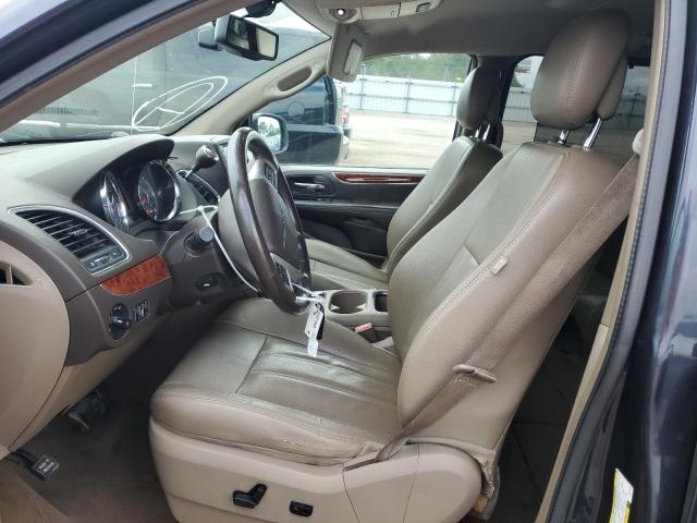 2C4RC1CG3ER319919 - 2014 CHRYSLER TOWN & COU TOURING L BLUE photo 7