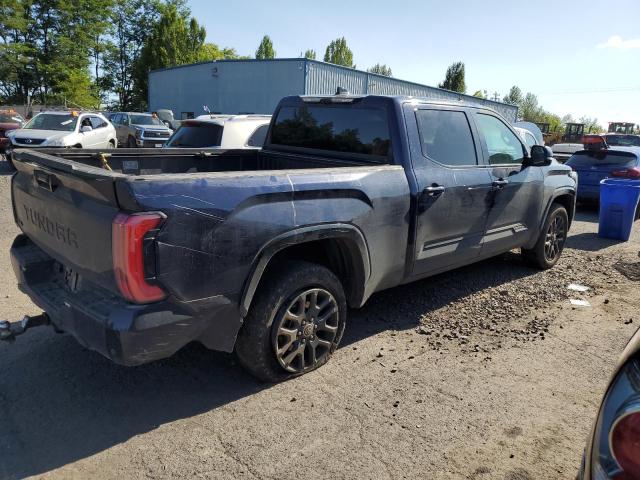 5TFNA5EC4PX014083 - 2023 TOYOTA TUNDRA CREWMAX PLATINUM Blau Foto 3