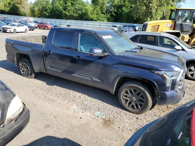 5TFNA5EC4PX014083 - 2023 TOYOTA TUNDRA CREWMAX PLATINUM Blau Foto 4