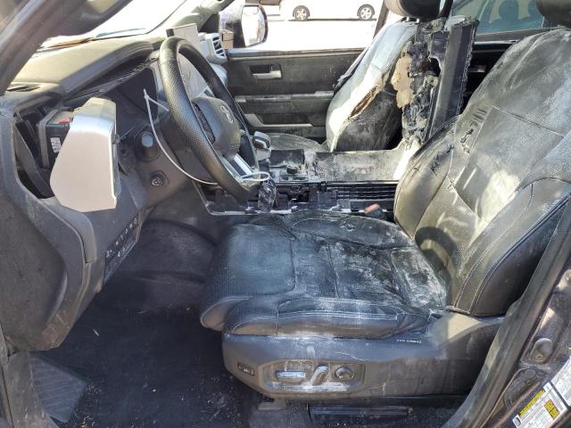 5TFNA5EC4PX014083 - 2023 TOYOTA TUNDRA CREWMAX PLATINUM Blau Foto 7