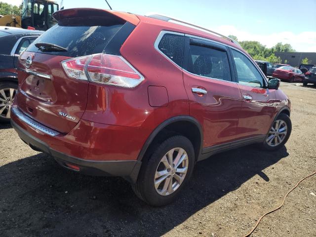 KNMAT2MV8GP719026 - 2016 NISSAN ROGUE S RED photo 3