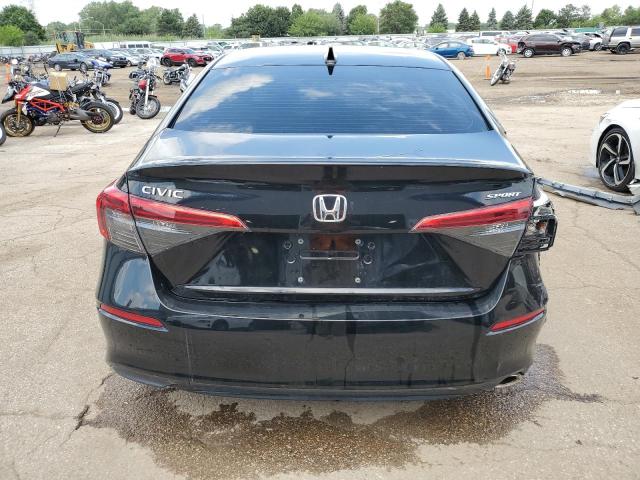 2HGFE2F56NH560037 - 2022 HONDA CIVIC SPORT BLACK photo 6