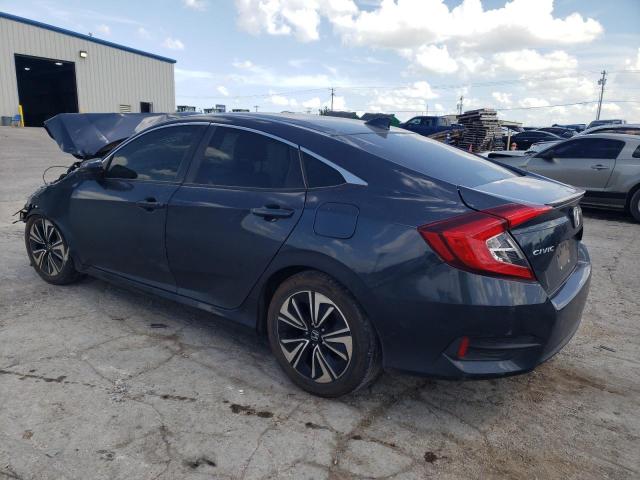 JHMFC1F35JX007431 - 2018 HONDA CIVIC EX BLUE photo 2