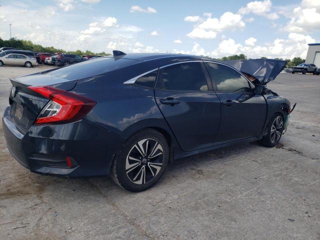 JHMFC1F35JX007431 - 2018 HONDA CIVIC EX BLUE photo 3