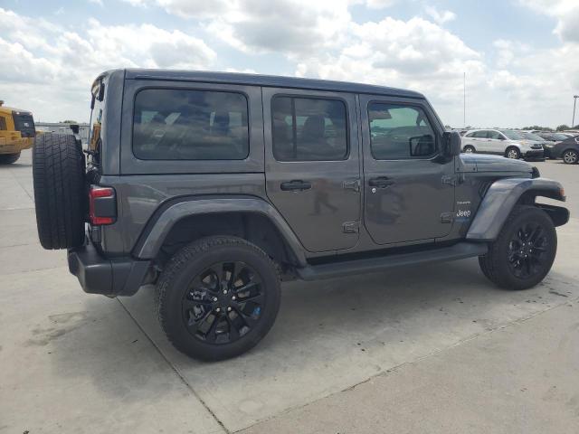 1C4JJXP62NW190957 - 2022 JEEP WRANGLER U SAHARA 4XE GRAY photo 3