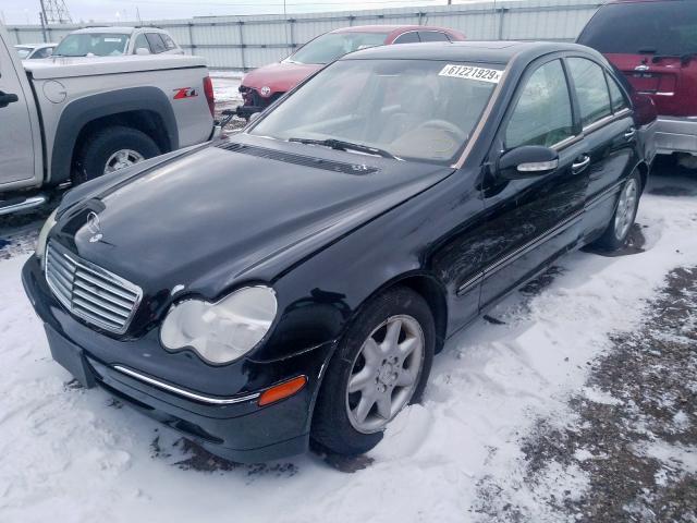 WDBRF81J04F478948 - 2004 MERCEDES-BENZ C 240 4MATIC  photo 2