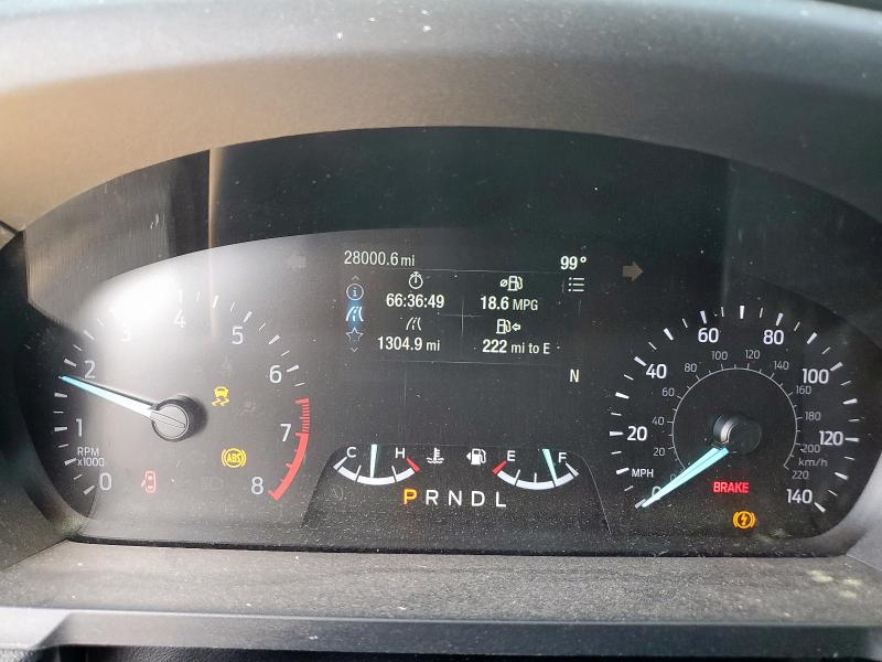 1FMSK7BH9NGB31212 - 2022 FORD EXPLORER GRAY photo 9