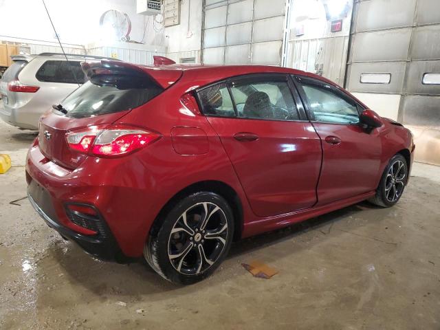 3G1BE6SM1KS560028 - 2019 CHEVROLET CRUZE LT RED photo 3