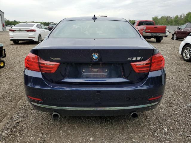 WBA3R5C5XEK189126 - 2014 BMW 435 XI BLUE photo 6