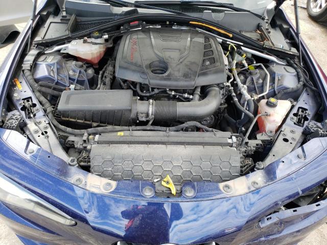 ZARFAEDN5H7541919 - 2017 ALFA ROMEO GIULIA Q4 蓝色 照片 11