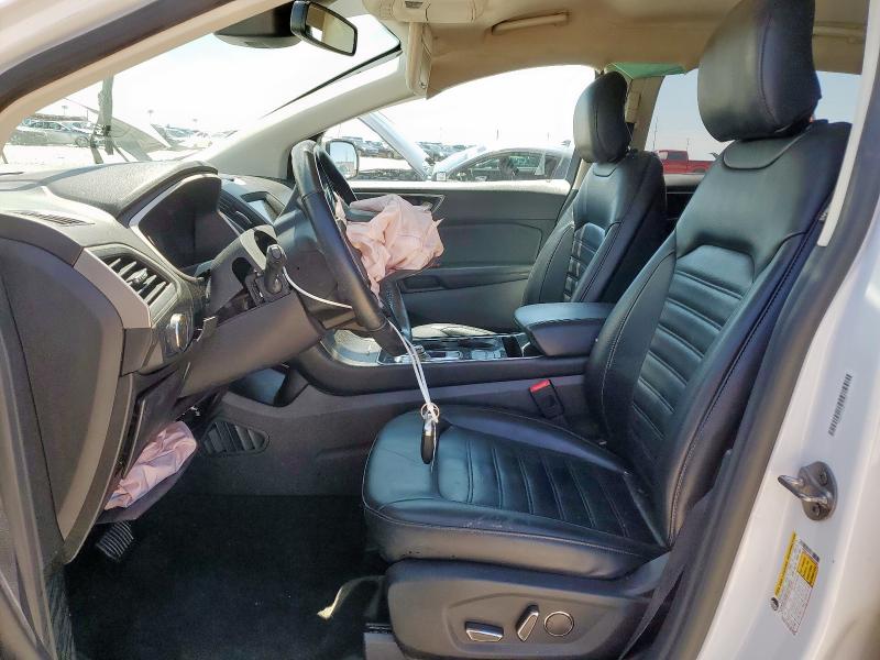 2FMPK3J94KBC24280 - 2019 FORD EDGE SEL WHITE photo 7