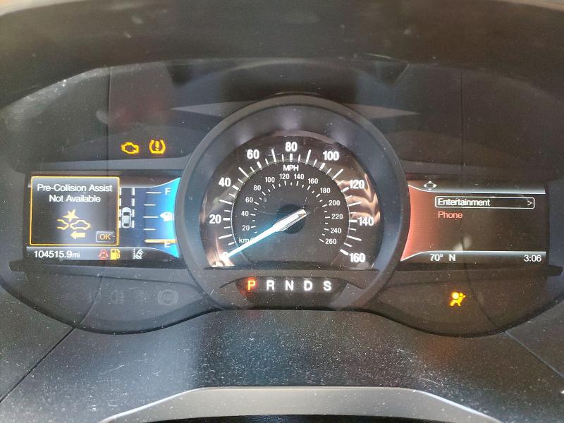 2FMPK3J94KBC24280 - 2019 FORD EDGE SEL WHITE photo 9