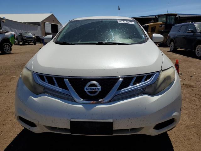 JN8AZ1MW9BW163247 - 2011 NISSAN MURANO S WHITE photo 5