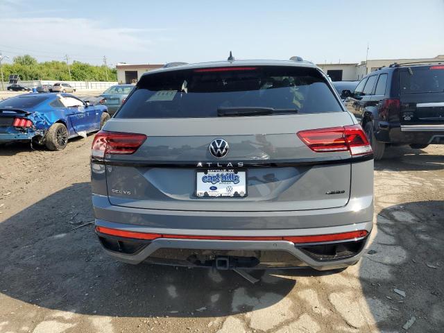 1V2SE2CA0PC225102 - 2023 VOLKSWAGEN ATLAS CROS SEL R-LINE SILVER photo 6